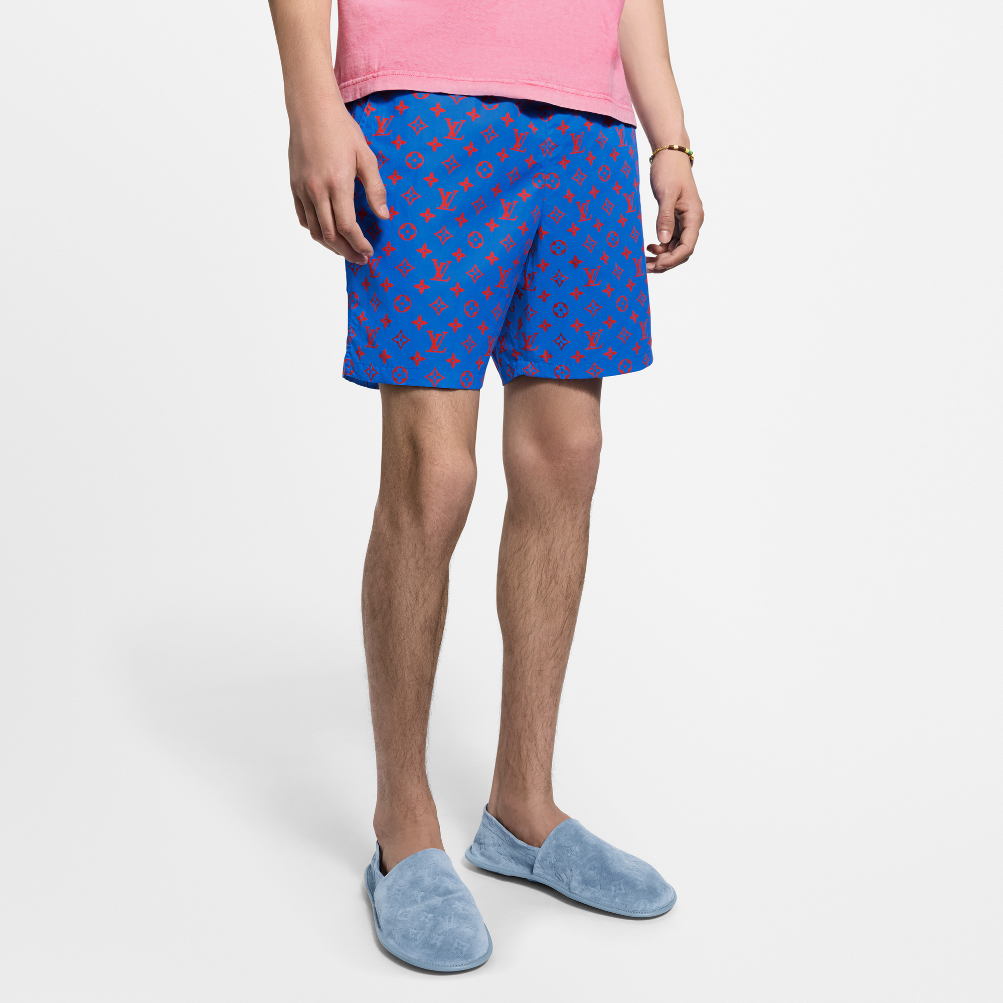 กางเกงว่ายน้ำขาสั้นลาย Monogram  in ผู้ชาย's เสื้อผ้า ชุดว่ายน้ำสำหรับผู้ชาย collections by Louis Vuitton (การย่อ/ขยายผลิตภัณฑ์)